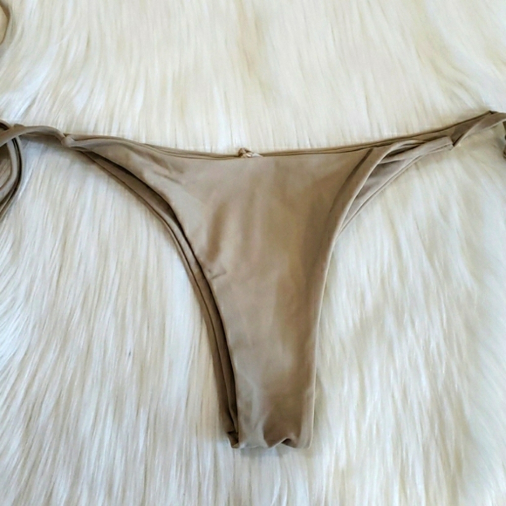 New Sexy 3D Flowers Brazilian Triangle Bikini Set - Picture 9 of 11